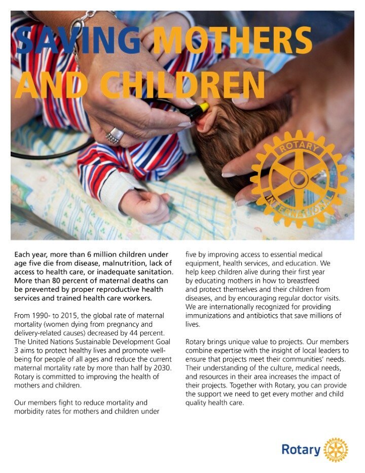 Maternal and child health